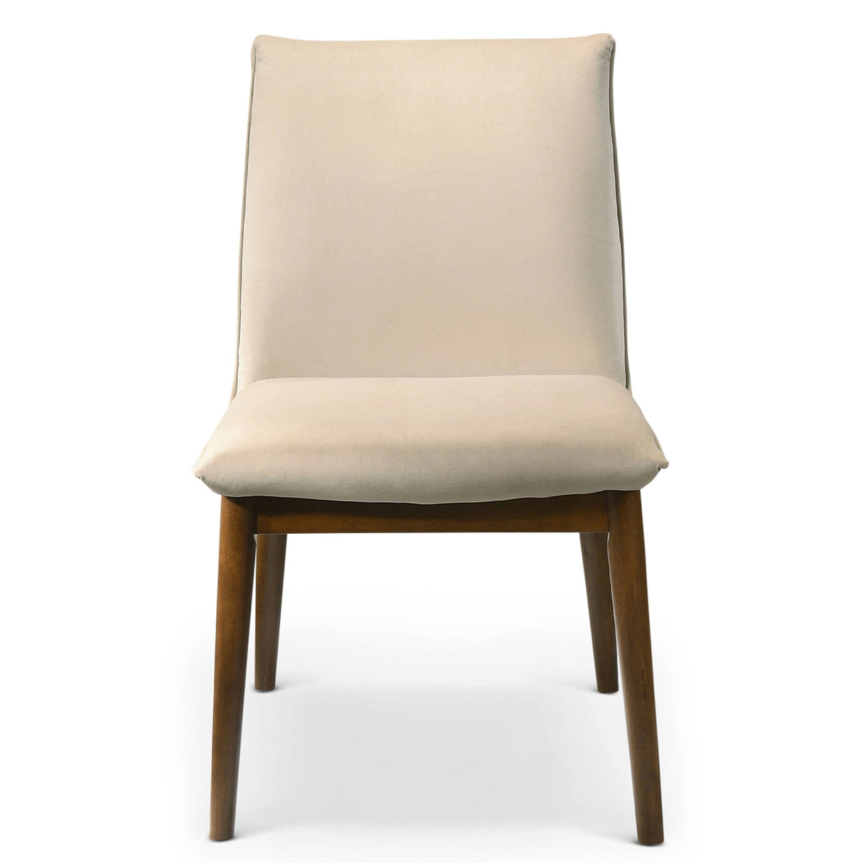Monza Beige Velvet Dining Chair (Set Of 2) by Ashcroft Furniture at Eve Furniture