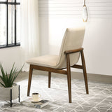 Monza Beige Velvet Dining Chair (Set Of 2) by Ashcroft Imports at Eve Furniture