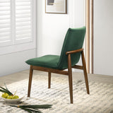 Monza Dark Green Velvet Dining Chair (Set Of 2) by Ashcroft Furniture at Eve Furniture
