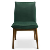 Monza Dark Green Velvet Dining Chair (Set Of 2) by Ashcroft Furniture at Eve Furniture