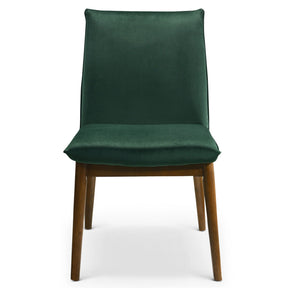 Monza Dark Green Velvet Dining Chair (Set Of 2) by Ashcroft Furniture at Eve Furniture