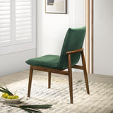 Monza Dark Green Velvet Dining Chair (Set Of 2) by Ashcroft Imports at Eve Furniture