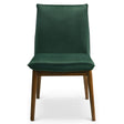 Monza Dark Green Velvet Dining Chair (Set Of 2) by Ashcroft Imports at Eve Furniture