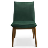 Monza Dark Green Velvet Dining Chair (Set Of 2)