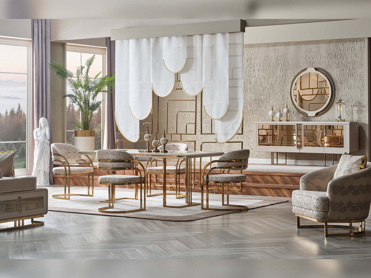 Monza Dining Table by Furnia at Eve Furniture