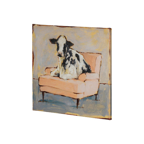 Moo-ving II by Ethan Harper a Hand Embellished Textured Canvas by Mercana at Eve Furniture