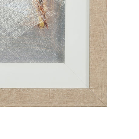 Moo-ving In IV by Ethan Harper a Hand Embellished Textured Framed Art Print Matted under Glass by Mercana at Eve Furniture