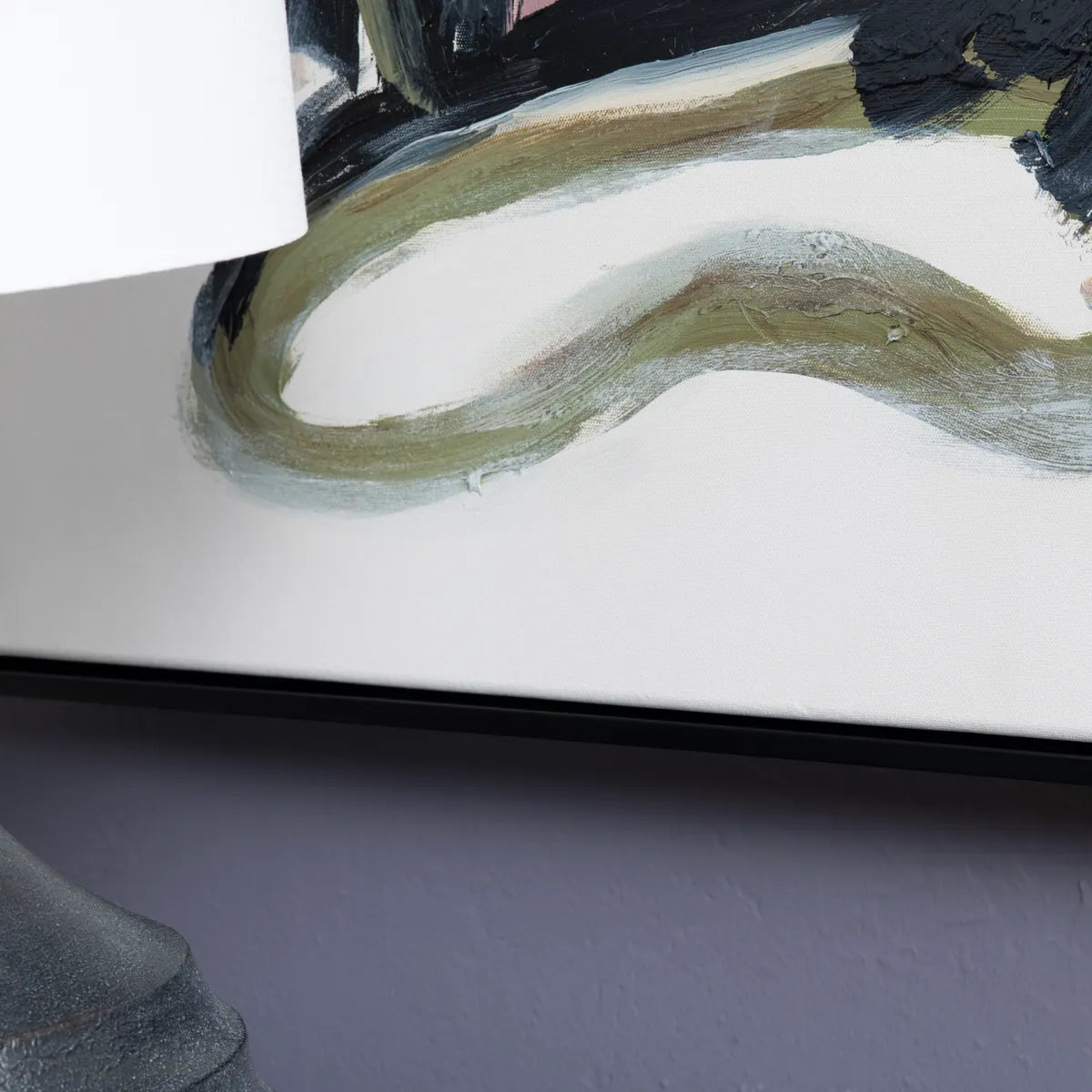 Moody Hues Green/Black Canvas by Crestview at Eve Furniture