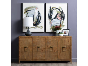 Moody Hues Green/Black Canvas by Crestview at Eve Furniture