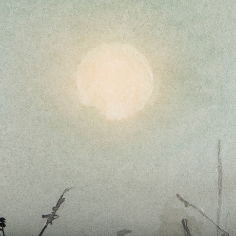 Moon Sets, Sun Rises by Mercana Studio a Hand Embellished Textured Framed Art Print by Mercana at Eve Furniture