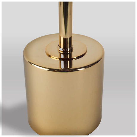 Mooney I (17.5"H) Metallic-Gold Metal Shade-less Table Lamp by Mercana at Eve Furniture