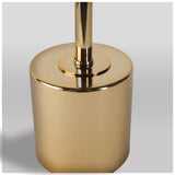Mooney I Metallic-Gold Metal Shade-less Table Lamp by Mercana at Eve Furniture