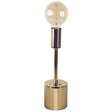 Mooney I Metallic-Gold Metal Shade-less Table Lamp by Mercana at Eve Furniture