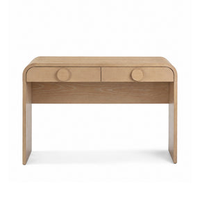 Moonrise 48" Natural Ash 2-Drawer Desk by TOV Furniture at Eve Furniture