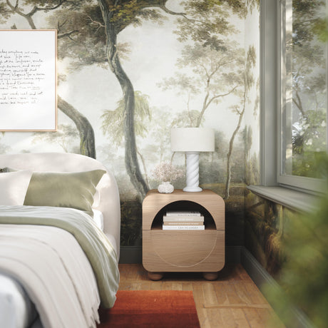 Moonrise Natural Ash Nightstand by TOV Furniture at Eve Furniture