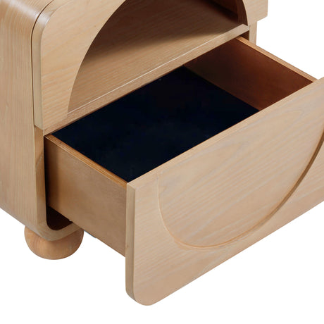 Moonrise Natural Ash Nightstand by TOV Furniture at Eve Furniture