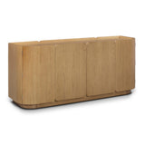 Moora 70" Natural Ash 4-Door Sideboard by TOV Furniture at Eve Furniture