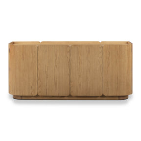 Moora 70" Natural Ash 4-Door Sideboard by TOV Furniture at Eve Furniture