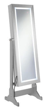 Moore Silver Jewelry Cheval Mirror by Coaster at Eve Furniture