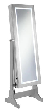 Moore Silver Jewelry Cheval Mirror by Coaster at Eve Furniture