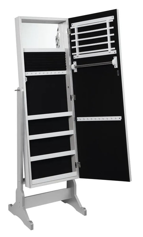 Moore Silver Jewelry Cheval Mirror by Coaster at Eve Furniture