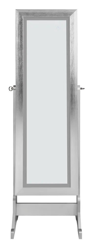 Moore Silver Jewelry Cheval Mirror by Coaster at Eve Furniture