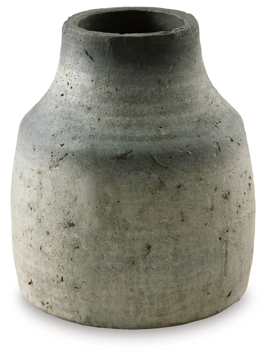 Moorestone Gray/Black Vase