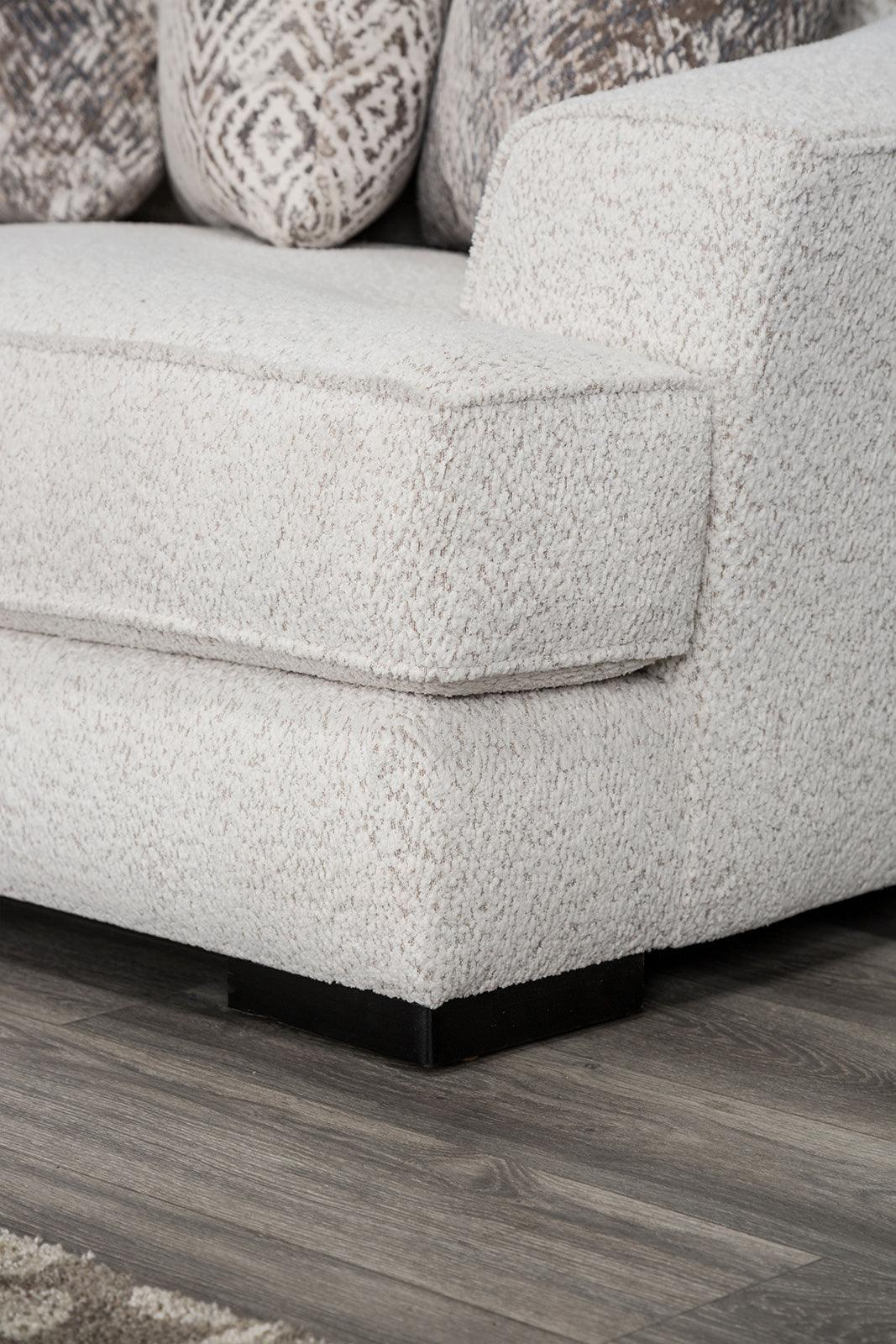 Moorpark Off-White Sectional by Furniture of America at Eve Furniture