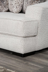 Moorpark Off-White Sectional by Furniture of America at Eve Furniture