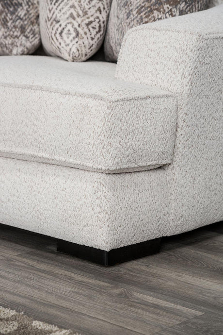Moorpark Off-White Sectional by Furniture of America at Eve Furniture