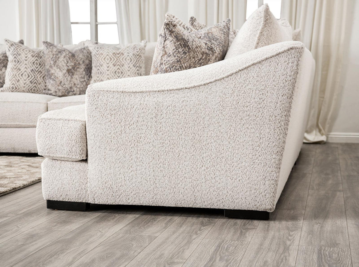 Moorpark Off-White Sectional by Furniture of America at Eve Furniture