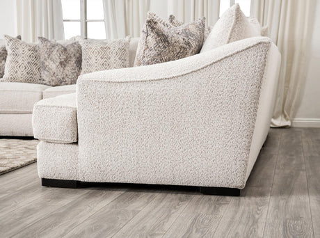 Moorpark Off-White Sectional by Furniture of America at Eve Furniture