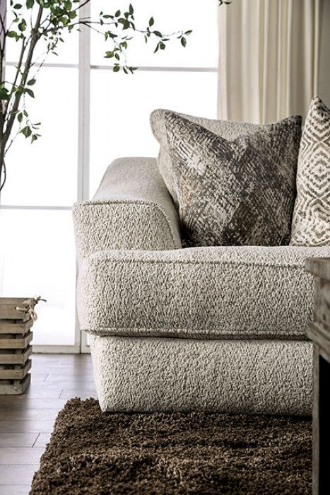 Moorpark Off-White Sofa by Furniture of America at Eve Furniture