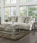 Moorpark Off-White Sofa & Loveseat by Furniture of America at Eve Furniture