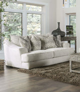 Moorpark Off-White Sofa & Loveseat by Furniture of America at Eve Furniture