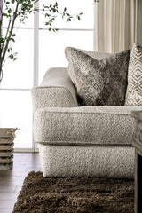 Moorpark Off-White Sofa & Loveseat by Furniture of America at Eve Furniture
