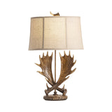 Moose Run Brown Table Lamp by Crestview at Eve Furniture