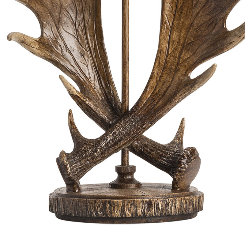 Moose Run Brown Table Lamp by Crestview at Eve Furniture