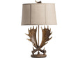 Moose Run Brown Table Lamp by Crestview at Eve Furniture