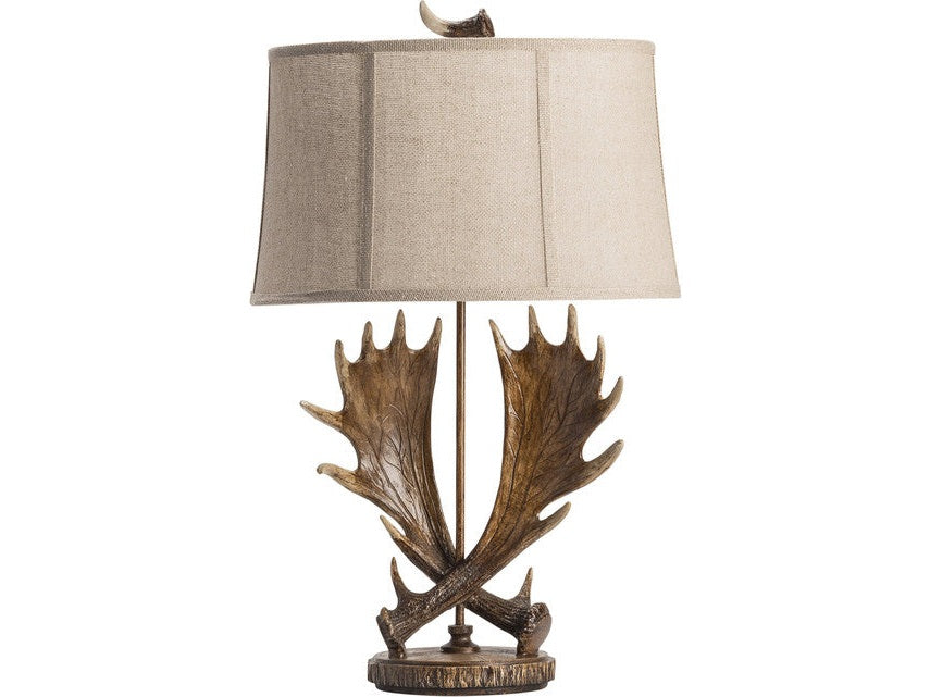 Moose Run Brown Table Lamp by Crestview at Eve Furniture
