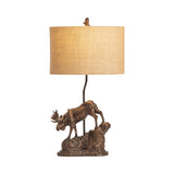 Moose Trail Brown Table Lamp (Set of 2) by Crestview at Eve Furniture