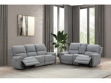 Morcote Gray Reclining Living Room Set by Furniture of America at Eve Furniture