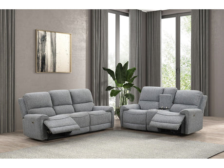 Morcote Gray Reclining Living Room Set by Furniture of America at Eve Furniture