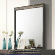 Morcote Ash Gray/Indigo Blue Mirror by Furniture of America at Eve Furniture