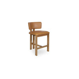 Morel Brown Counter Stool Leather by Moe's Home at Eve Furniture