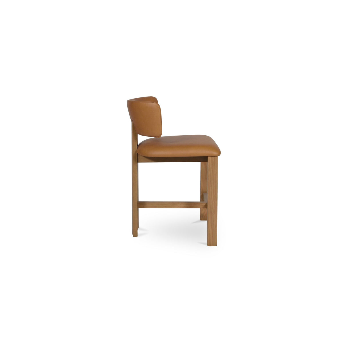 Morel Brown Counter Stool Leather by Moe's Home at Eve Furniture