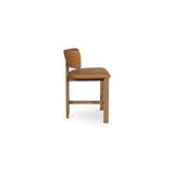 Morel Brown Counter Stool Leather by Moe's Home at Eve Furniture