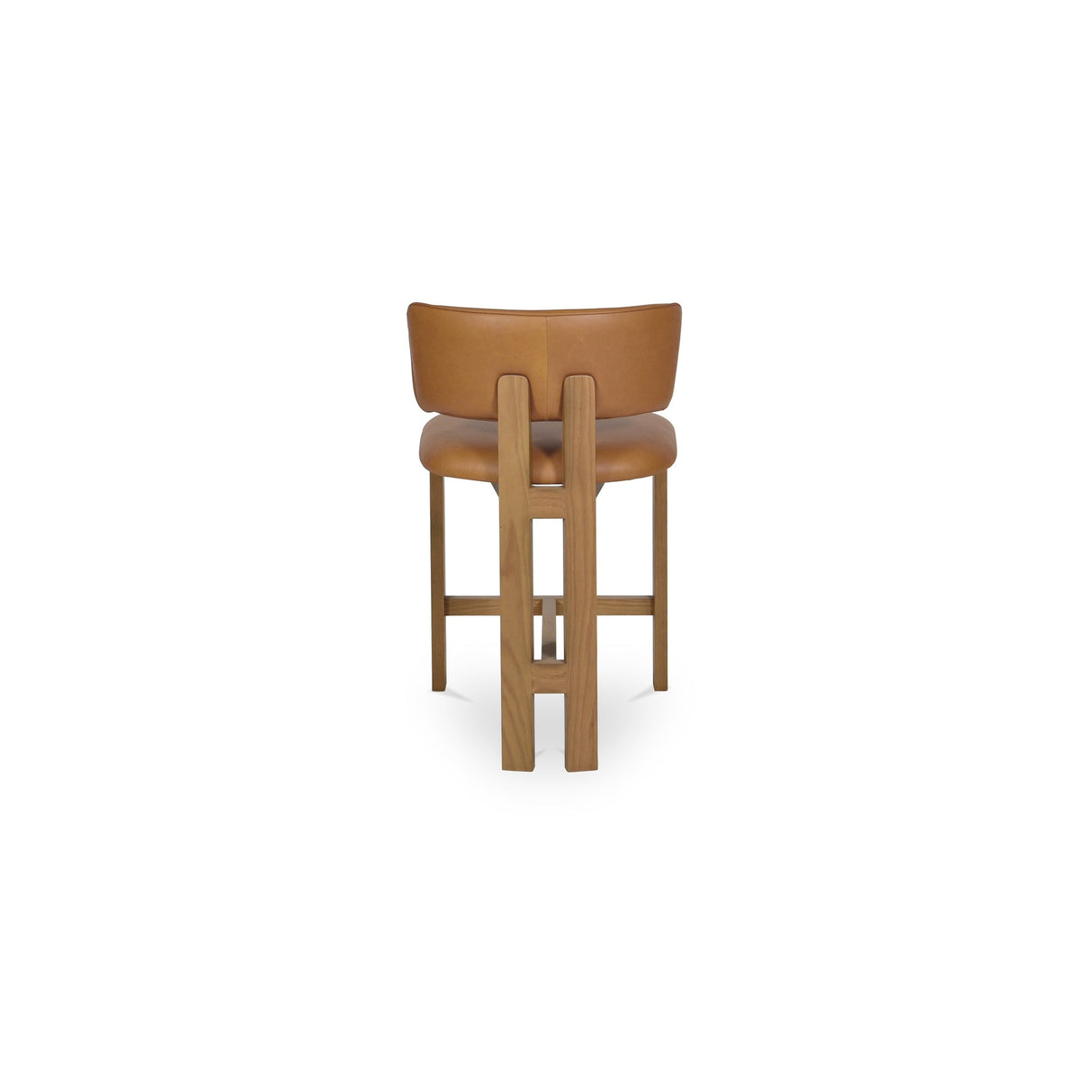 Morel Brown Counter Stool Leather by Moe's Home at Eve Furniture
