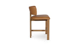 Morel Counter Stool Brown Leather by Moe's Home at Eve Furniture