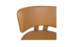 Morel Counter Stool Brown Leather by Moe's Home at Eve Furniture
